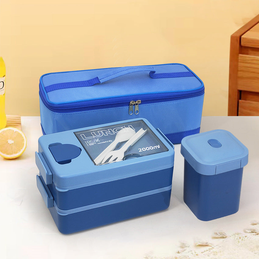 Double Deck Insulated Lunch Box