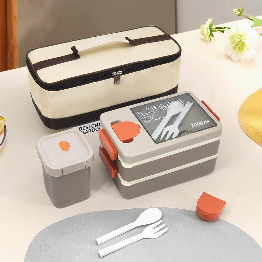 Double Deck Insulated Lunch Box