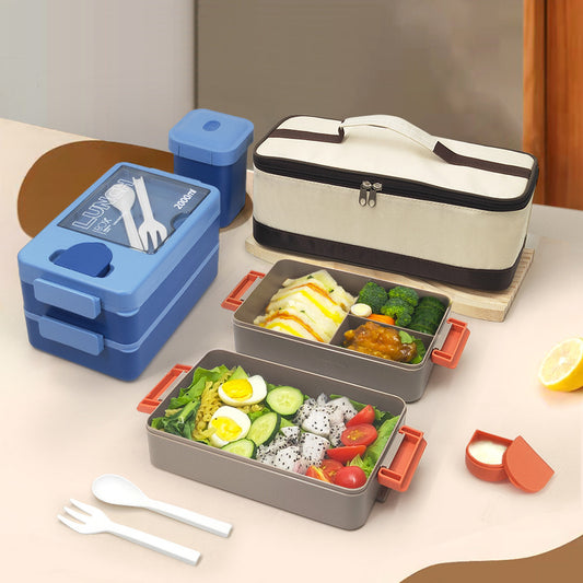 Double Deck Insulated Lunch Box