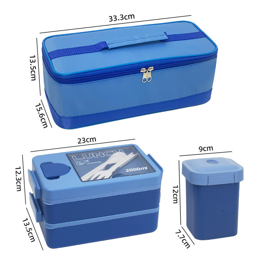 Double Deck Insulated Lunch Box