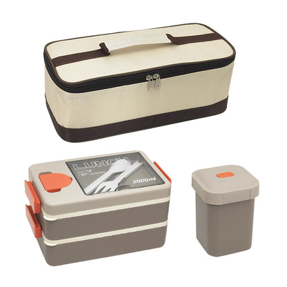 Double Deck Insulated Lunch Box